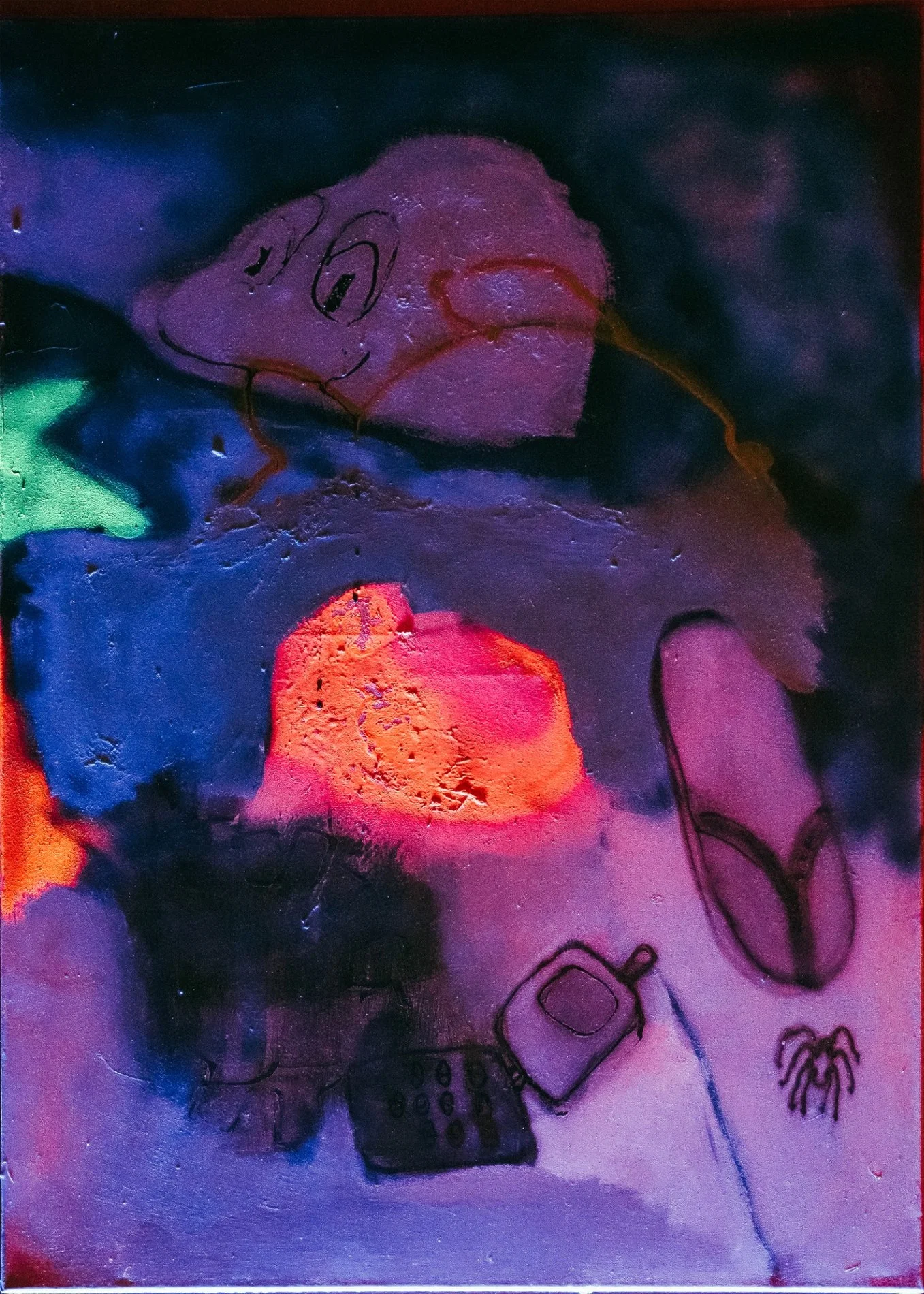 Na plaży w świetle UV