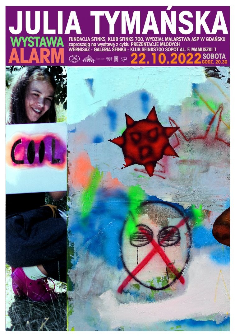 Plakat wystawy Alarm