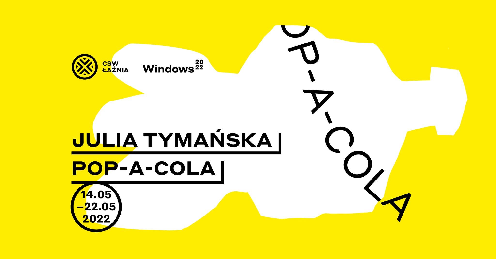 POP-A-COLA, plakat wystawy